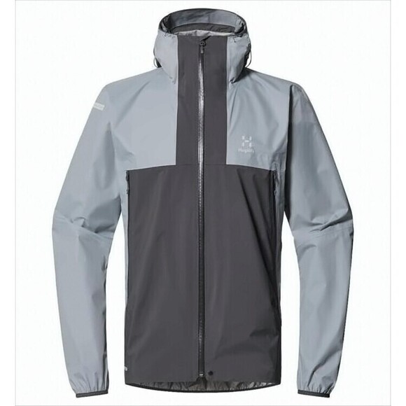 Haglöfs Two-Tone Grey Casual Jacket With High Collar - NWT